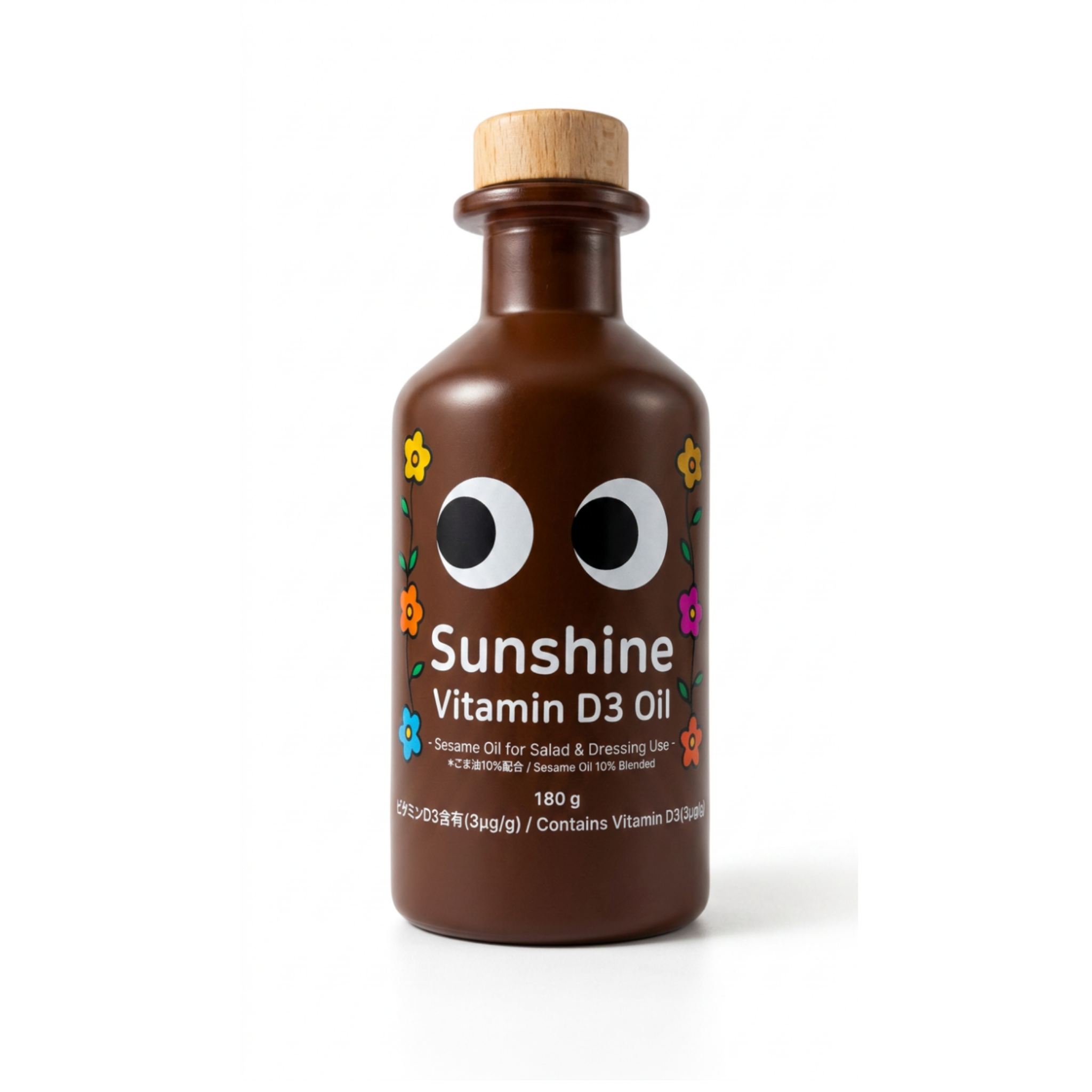 Sunshine Vitamin D3 Oil — Sesame Oil for Salad & Dressing (180g)