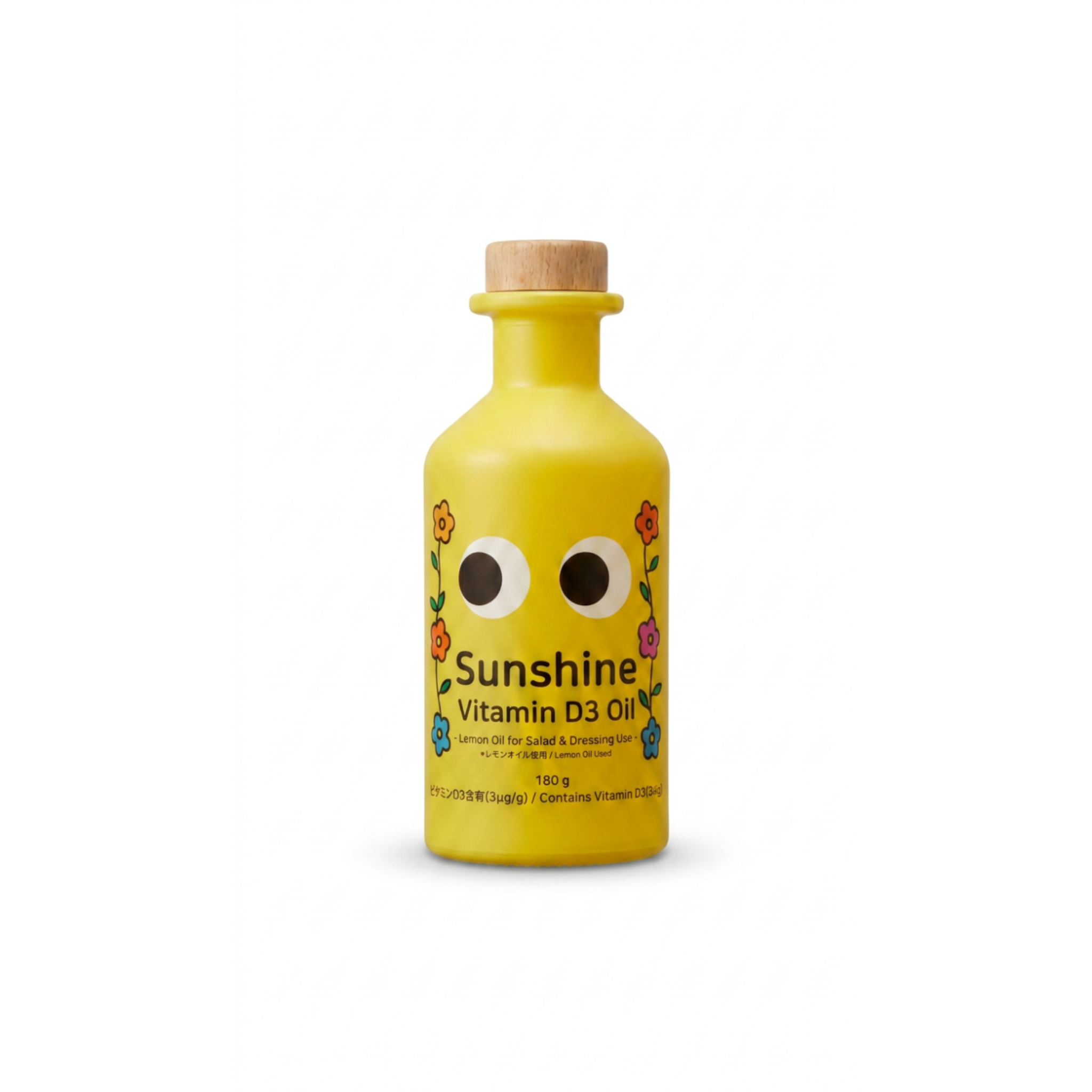 Sunshine Vitamin D3 Oil — Lemon Oil for Salad & Dressing (180g)