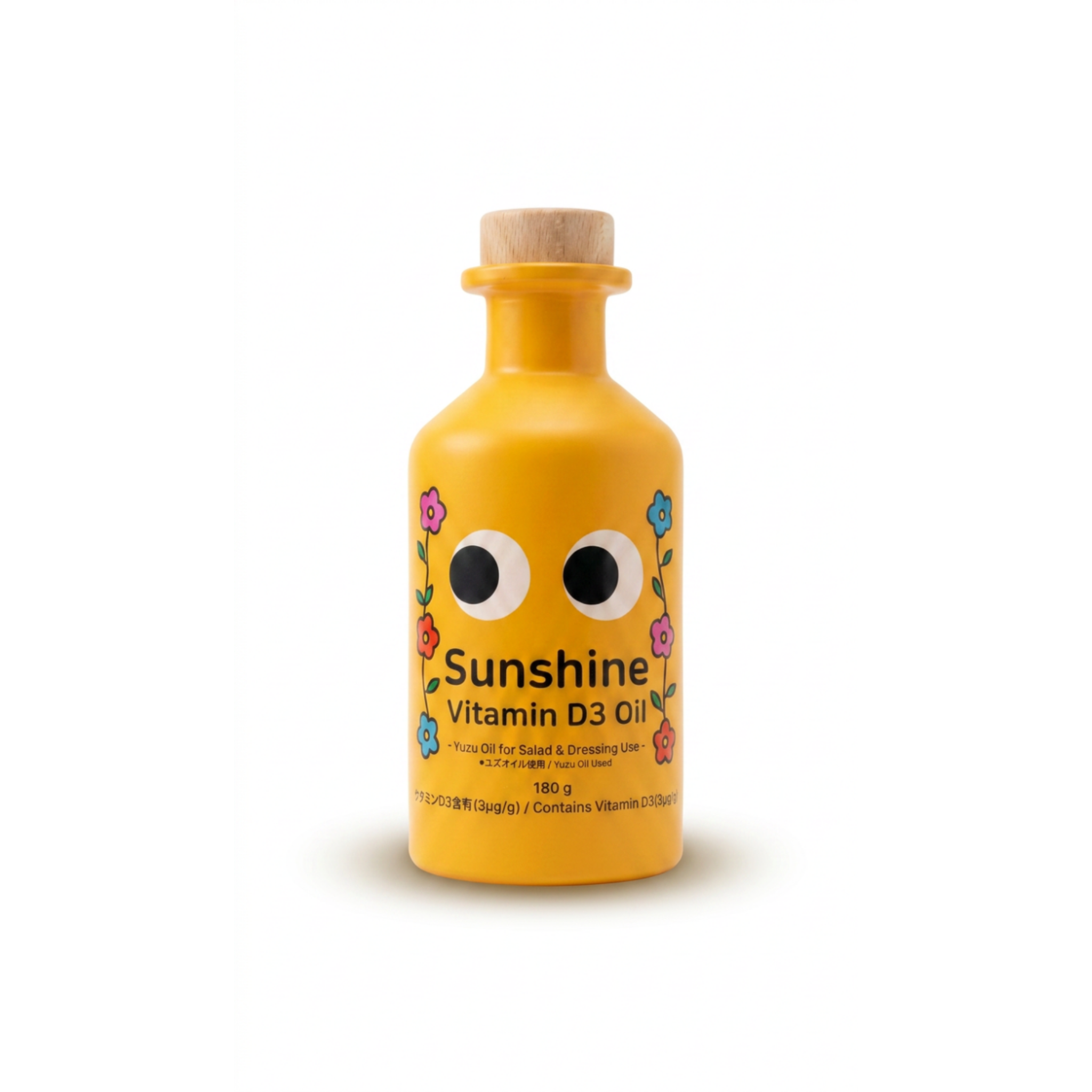 Sunshine Vitamin D3 Oil — Yuzu Oil for Salad & Dressing (180g)